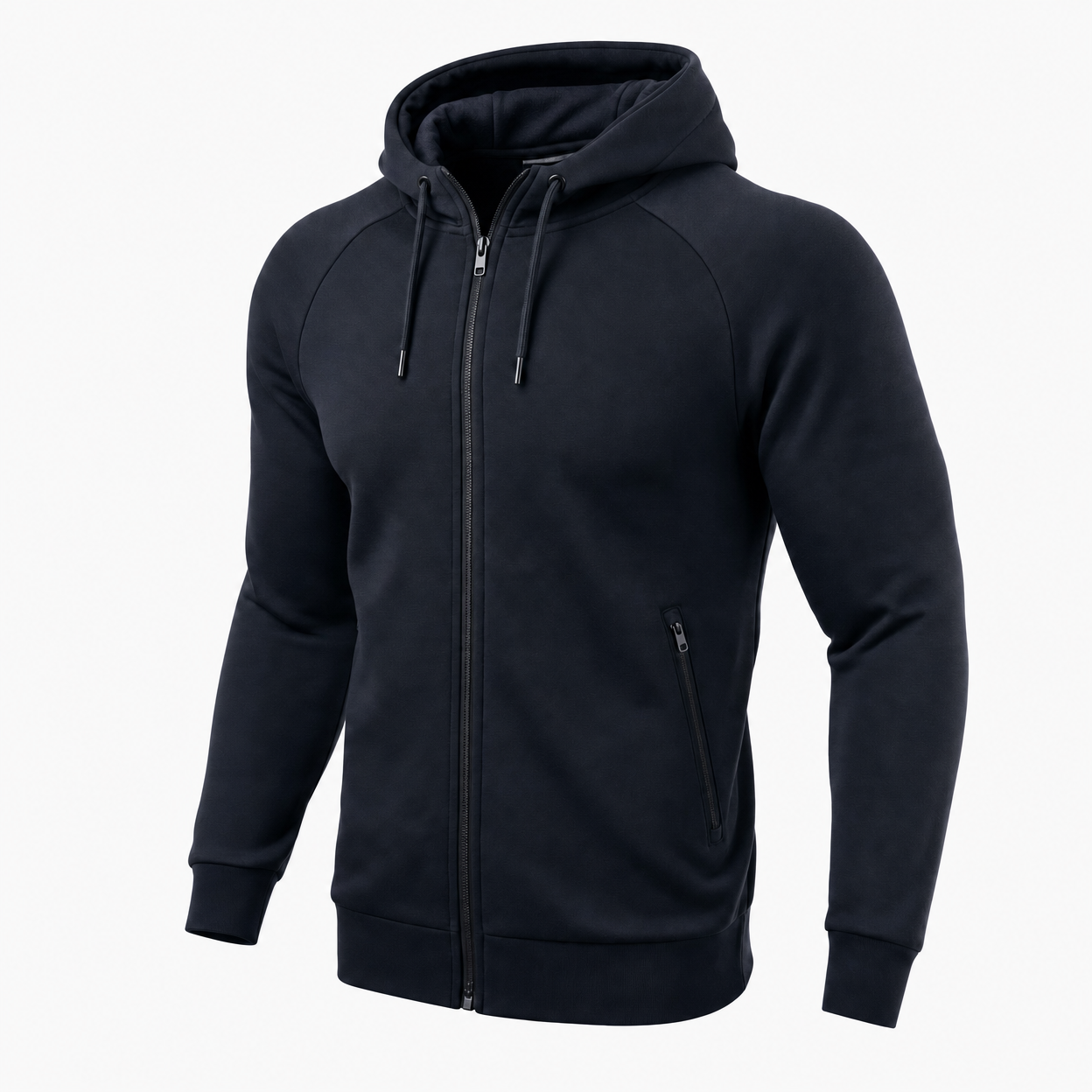 VexoTaFit Herren Fitness Hoodie – Fleece, Zip
